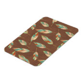 南西の図形ステップ |南西フェザーパターン マグネット (左側)