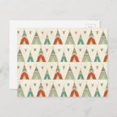 南西の図形ステップ |幾何学的なテストパターン ポストカード (正面/裏面)