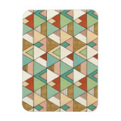 南西の図形ステップ |手描きトライバルパターン マグネット (縦)