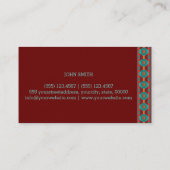 南西の幾何デザイン名刺 名刺 (裏面)