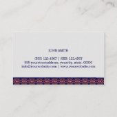 南西の幾何デザイン 名刺 (裏面)