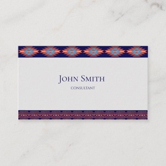 南西の幾何デザイン 名刺 (正面)