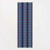 南西の幾何学的な民族パターン。ヨガマット ヨガマット (裏面)