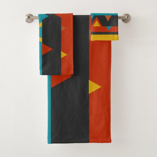 南西の幾何学的 バスタオルセット (インサイチュ)