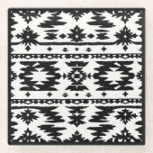 南西の揺れ ガラスコースター (正面)