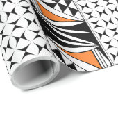 南西の日の出でオレンジギフトラップ ラッピングペーパー (ロールコーナー)