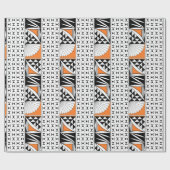 南西の日の出でオレンジギフトラップ ラッピングペーパー (フラット)