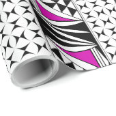 南西の日の出でピンクのギフトラップ ラッピングペーパー (ロールコーナー)