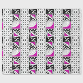 南西の日の出でピンクのギフトラップ ラッピングペーパー (フラット)