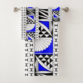 南西の日の出の電気ブルー バスタオルセット