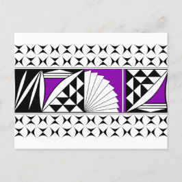 南西の日の出（紫） シーズンポストカード