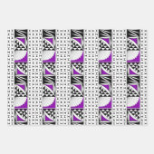 南西の日の出（紫） ラッピングペーパーシート (正面2)