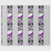 南西の日の出（紫） ラッピングペーパー (フラット)