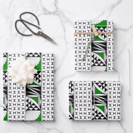 南西の日の出（緑） ラッピングペーパーシート