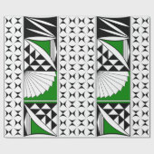 南西の日の出（緑） ラッピングペーパー (フラット)