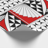 南西の日の出（赤） ラッピングペーパー (角)