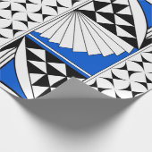 南西の日の出（青） ラッピングペーパー (角)