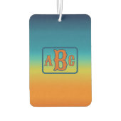 南西の日パーソナライズされた入 カーエアーフレッシュナー (裏面)