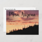 南西の日没 ポストカード (正面/裏面)