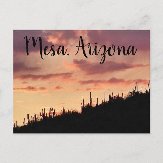 南西の日没 ポストカード (正面)