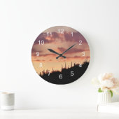 南西の日没 ラージ壁時計 (ホーム)