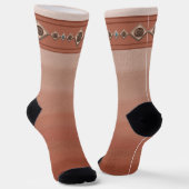 南西の砂岩キャニオンパターン ソックス (傾斜あり)