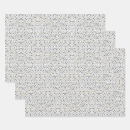 南西の砂漠の色のパターン ラッピングペーパーシート (セット)