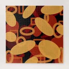 南西の砂漠の風景の色の抽象芸術アート ジグソーパズル