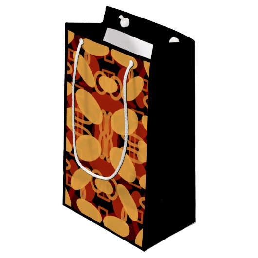 南西の砂漠の風景の色の抽象芸術アート スモールペーパーバッグ (正面アングル)