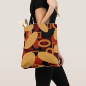 南西の砂漠の風景の色の抽象芸術アート トートバッグ (クローズアップ)