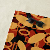 南西の砂漠の風景の色の抽象芸術アート ビーチタオル (インサイチュ)