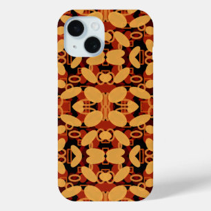 南西の砂漠の風景の色の抽象芸術アート iPhone 15ケース