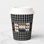 南西の羽の恵み（オレンジ色） 紙コップ (裏面)