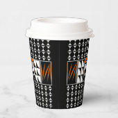 南西の羽の恵み（オレンジ色） 紙コップ (右)