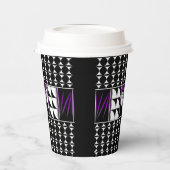 南西の羽の恵み（紫） 紙コップ (左)