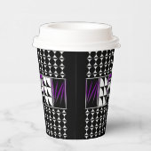 南西の羽の恵み（紫） 紙コップ (右)