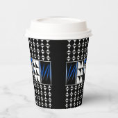 南西の羽の恵み（青） 紙コップ (左)