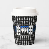 南西の羽の恵み（青） 紙コップ (裏面)