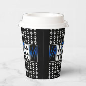 南西の羽の恵み（青） 紙コップ (右)