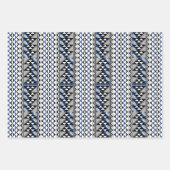 南西の雨と太陽の青 ラッピングペーパーシート (正面2)