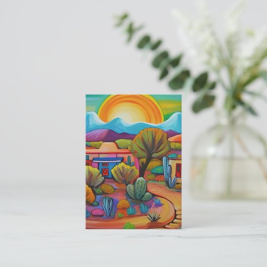 南西の風景の背景 名刺 (スタンド正面)