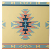 南西の黄色と青のセラミックタイル タイル (正面)