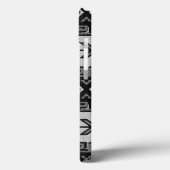 南西の黒と白の部族のパタアステカーン Case-Mate iPhoneケース (裏面 / 左)