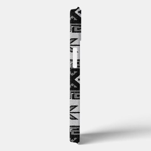 南西の黒と白の部族のパタアステカーン Case-Mate iPhoneケース (裏面 / 右)