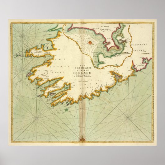 南西アイルランドbyソーントン ポスター (正面)