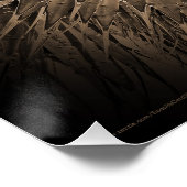 南西アガベスパイクスクエアセピアポスター ポスター (コーナー)