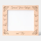 南西アゲハチョウ蝶パーソナライズされた レーザー彫刻フレーム (正面)