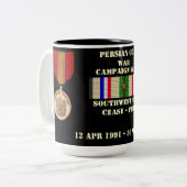 南西アジア停止 – 消防キャンペーン ツートーンマグカップ (正面左)