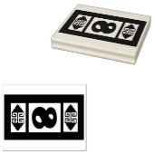 南西アステカの大スタンプツール ラバースタンプ (押印)