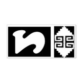 南西アステカデザイン2スタンプツール ラバースタンプ (インプリント)